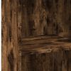 vidaXL Highboard Smoked Oak 45x41x124 cm Engineered Wood