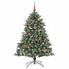 vidaXL Artificial Christmas Tree with 150 LEDs with Stand Green 150 cm