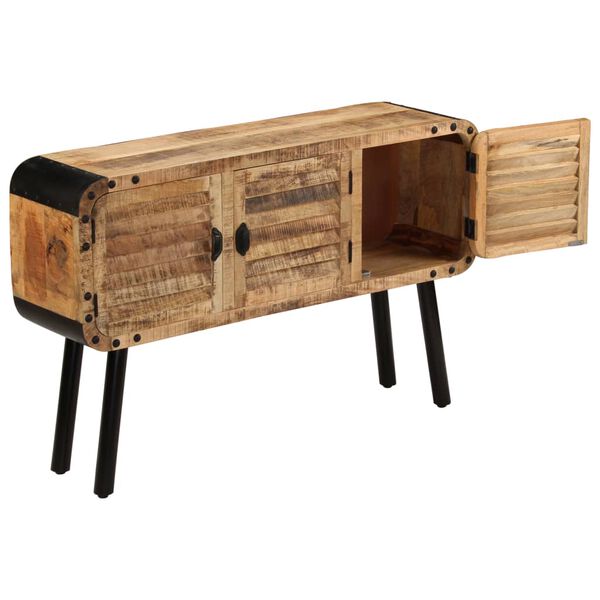 vidaXL Sideboard Solid Mango Wood 120x30x76 cm