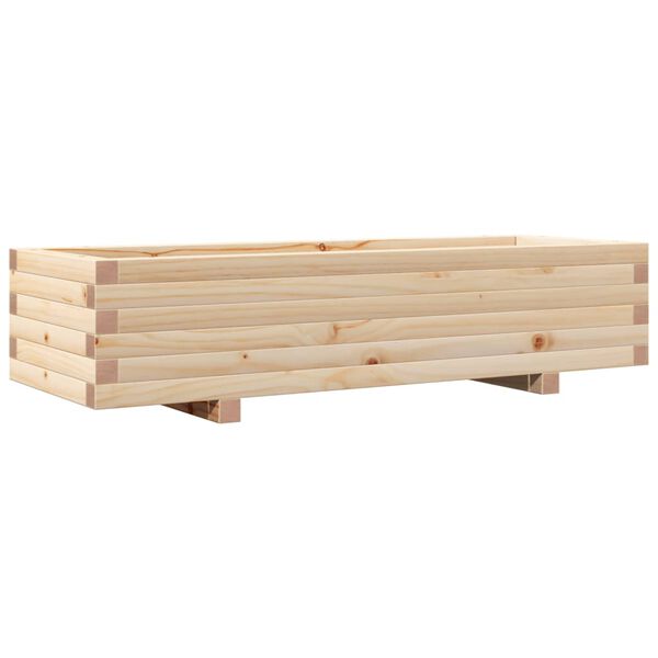 vidaXL Garden Planter 110x40x26.5 cm Solid Wood Pine