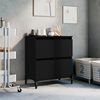 vidaXL Sideboard Black 60x35x70 cm Engineered Wood