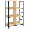 vidaXL Bookshelf Sonoma Oak 78,5x33x117,5 cm Engineered Wood