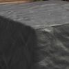 vidaXL Furniture Cover Plain Black 180 x 190 x 85 cm 210D