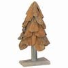 vidaXL Christmas Tree with Stand Brown 60 cm Solid teak wood