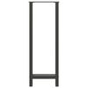 vidaXL Bar Table Legs Anthracite 2 pcs 50x(110-111) cm Steel