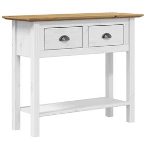 vidaXL Console Table "BODO" Brown 91x35x74 cm Solid Wood Pine