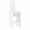 vidaXL Bar Stools 2 pcs White 40x42x120 cm Solid Wood Pine