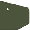 vidaXL Floating Shelf 3 pcs Olive Green 40 x 9 x 2.5 cm Steel