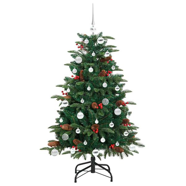 vidaXL Artificial Christmas Tree with 150 LEDs with Stand Green 150 cm