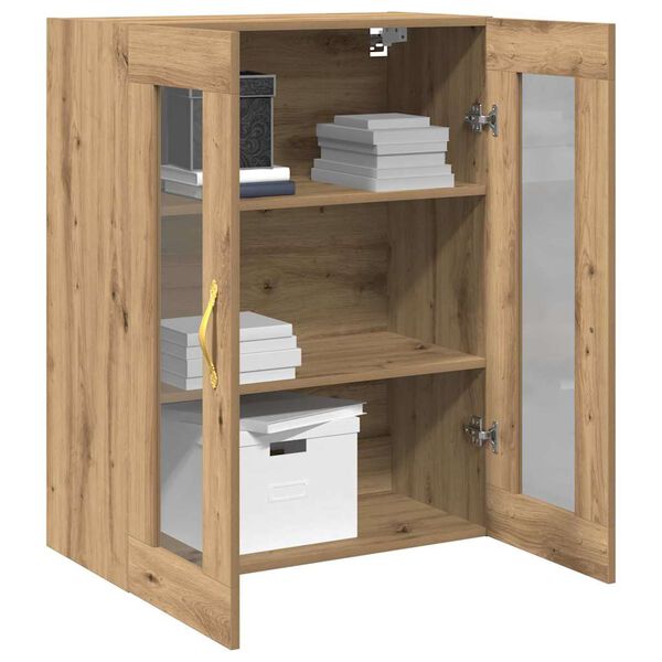 vidaXL Wall Cabinet Artisan Oak 69.5 x 34 x 90 cm Engineered Wood