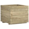 vidaXL Raised Bed 50x50x40 cm Wood Square