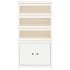 vidaXL Highboard White 80x35x154 cm Solid Wood Pine