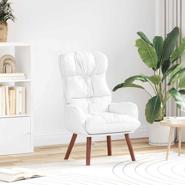 vidaXL Armchair White 69 x 74 x 93 cm Artificial Leather