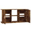 vidaXL Aquarium Stand Smoked Oak 121x41x58 cm Engineered Wood