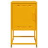 vidaXL Bedside Cabinets 2 pcs Mustard Yellow 36x39x60.5 cm Steel
