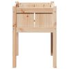 vidaXL Garden Planter Nature 50 x 50 x 70 cm Solid Pine Wood