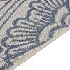 vidaXL Outdoor Flatweave Rug 160x230 cm Blue Pattern