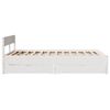 vidaXL Bed Frame without Mattress White 120x200 cm Solid Wood Pine