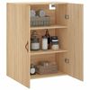 vidaXL Wall Mounted Cabinet Sonoma Oak 69.5x34x90 cm