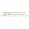 vidaXL Floor Bed Frame White 200 x 210 cm Solid pine wood