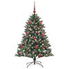 vidaXL Artificial Christmas Tree with 150 LEDs with Stand Green 150 cm