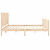 vidaXL Bed Frame without Mattress 200x200 cm Solid Wood Pine
