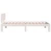 vidaXL Bed Frame without Mattress White 90x190cm Single