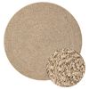 vidaXL Rug ZIZUR &Oslash; 200 cm Jute Look Indoor and Outdoor