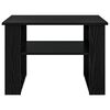 vidaXL Coffee Table Black Oak 64 x 54 x 44 cm Engineered Wood