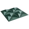 vidaXL Wall Panels 24 pcs 50 x 50 cm Origami Green XPS Foam