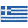 vidaXL Greece Flag and Pole 6.23 m Aluminium