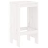vidaXL 9 Piece Garden Bar Set White Solid Wood Pine