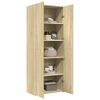 vidaXL Highboard Sonoma Oak 70x42.5x185 cm Engineered Wood