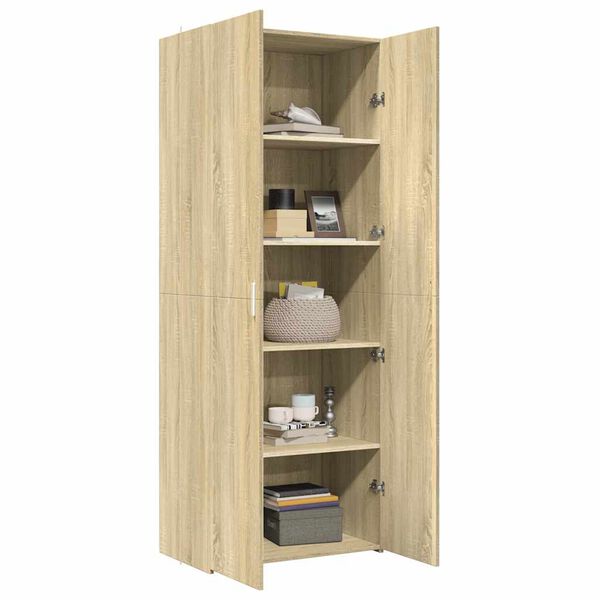 vidaXL Highboard Sonoma Oak 70x42.5x185 cm Engineered Wood