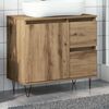 vidaXL Sink Cabinet Artisan Oak 65x33x60 cm Engineered Wood