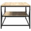 vidaXL Coffee Table Sonoma Oak 90 x 50 x 40 cm