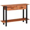 vidaXL Console Table Brown 110 x 30 x 75 cm Solid acacia wood