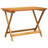 vidaXL Folding Garden Table 90x52.5x65 cm Solid Wood Acacia