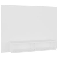 vidaXL Wall TV Cabinet White 120x23.5x90 cm Engineered Wood