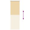 vidaXL Roller Blind Blackout Beige 50x150 cm Fabric Width 45.7 cm Polyester