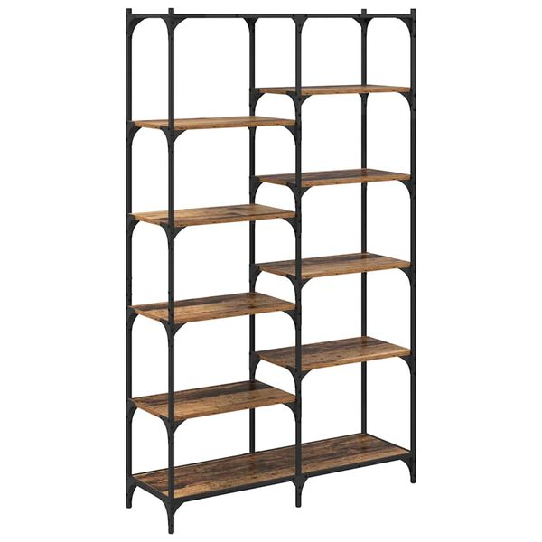 vidaXL Bookshelf Old wood 100 x 32 x 170 cm Engineered wood