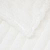 vidaXL Throw Blanket White 150 x 130 cm Fleece