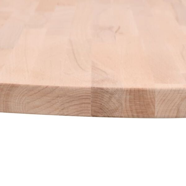 vidaXL Table Top &Oslash;60x2.5 cm Round Solid Wood Beech