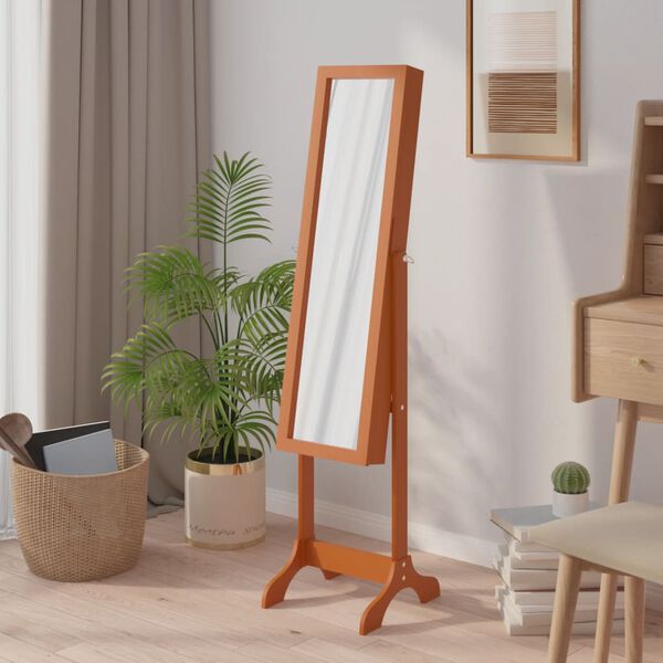 vidaXL Free-Standing Mirror 34x37x146 cm