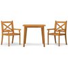 vidaXL 3 Piece Garden Dining Set Solid Wood Acacia