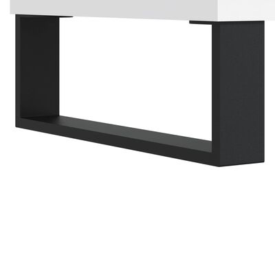 vidaXL Record Cabinet White 84.5x38x89 cm Engineered Wood