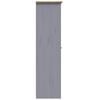 vidaXL 3-Door Wardrobe Grey 118x50x171.5 cm Pine Panama Range