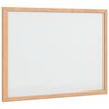 vidaXL Magnetic Whiteboard with Solid Pine Wood Frame 40x30 cm