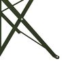 vidaXL Garden Folding Chair Folding 2 pcs Green 42 x 46 x 82cm Steel