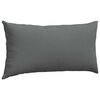 vidaXL Sofa Pillows 2 pcs Dark Grey 80 x 40 cm Fabric